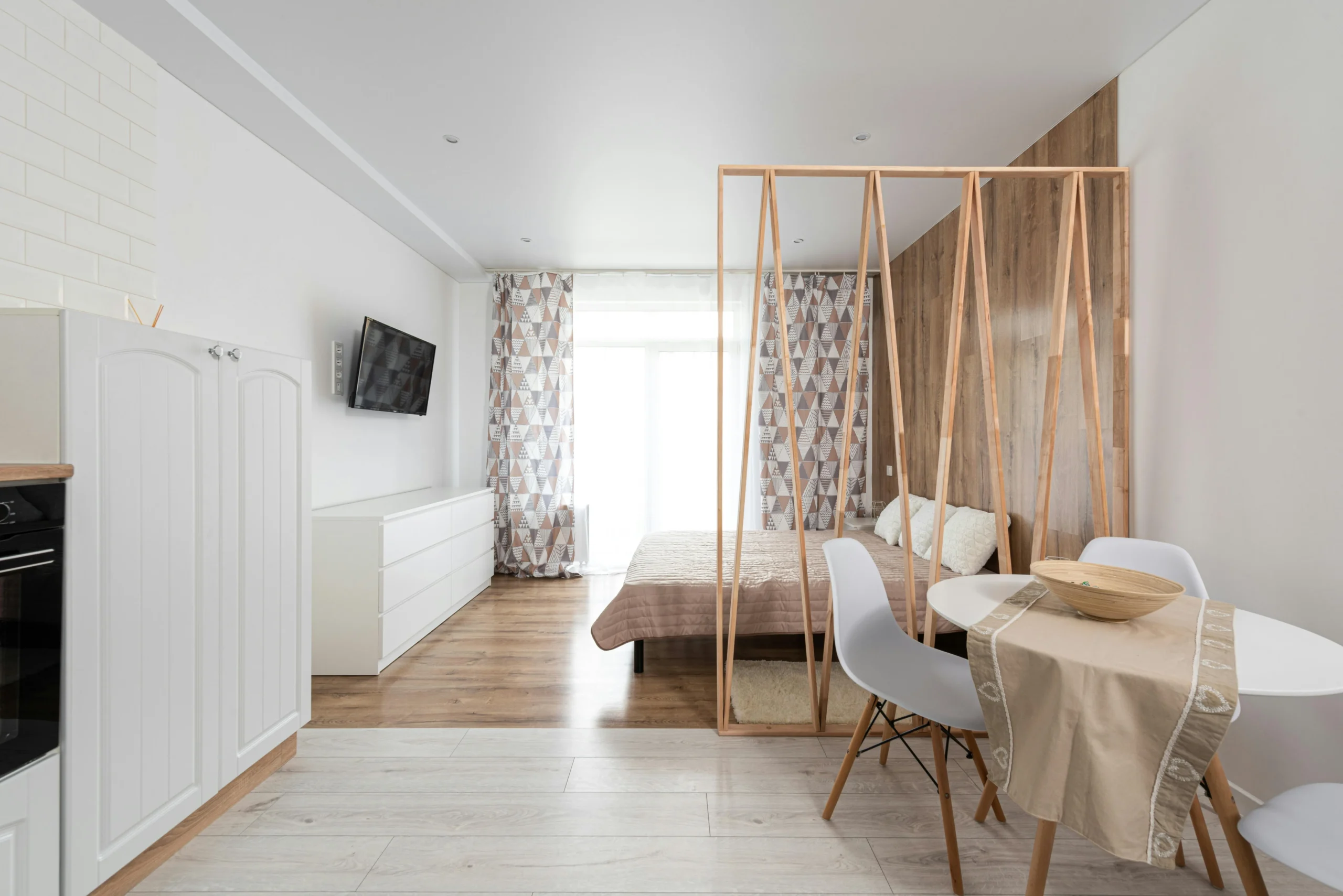 Estudio Luminoso con Dormitorio y Comedor Integrado
