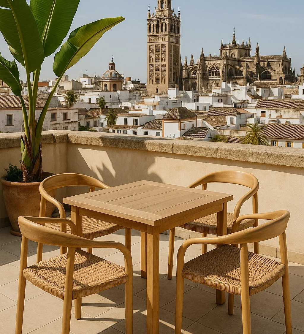 Comedor Exterior con Vistas a la Giralda