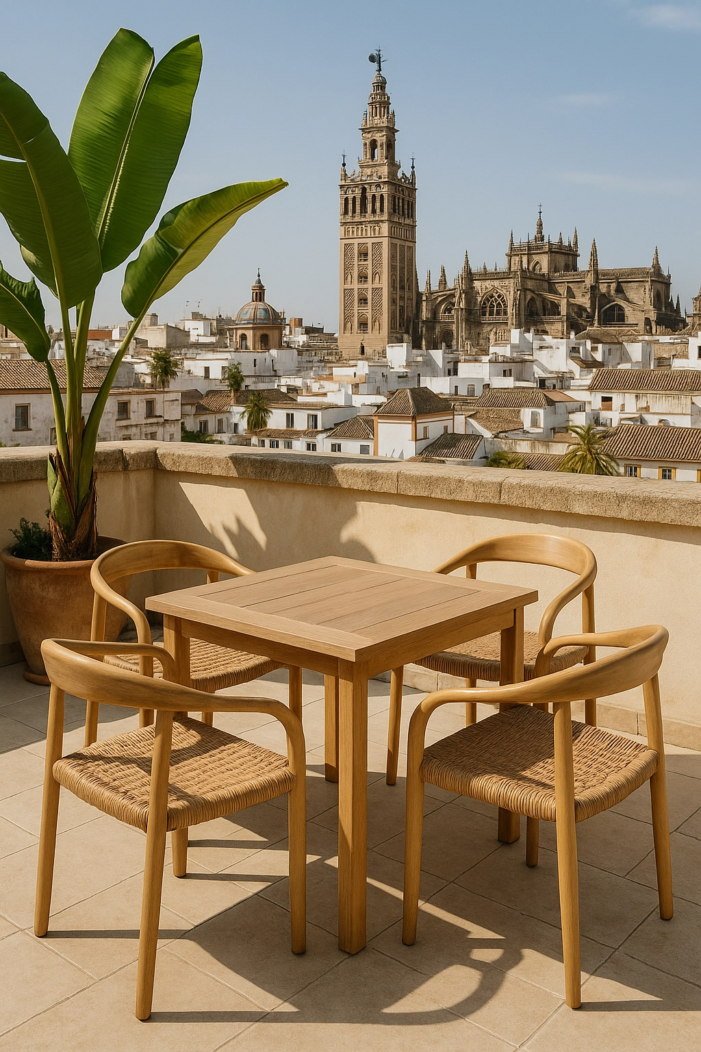 Comedor Exterior con Vistas a la Giralda
